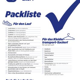 Packliste – Pack die Laufschuhe und die Badehose ein!