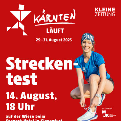Kärnten Läuft Streckentest 14. August 2025